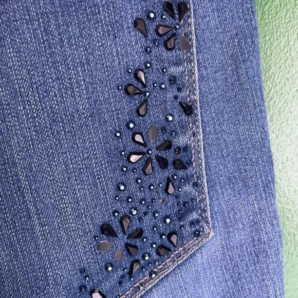 NYDJ Marilyn Straight Jeans Size 8P 8 Petite GUC! - Picture 5 of 7